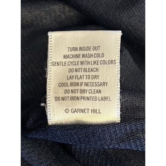 GARNET HILL Pullover Tencel Dress Size Medium Pockets Stretch Sleeveless Casual - Picture 9 of 13